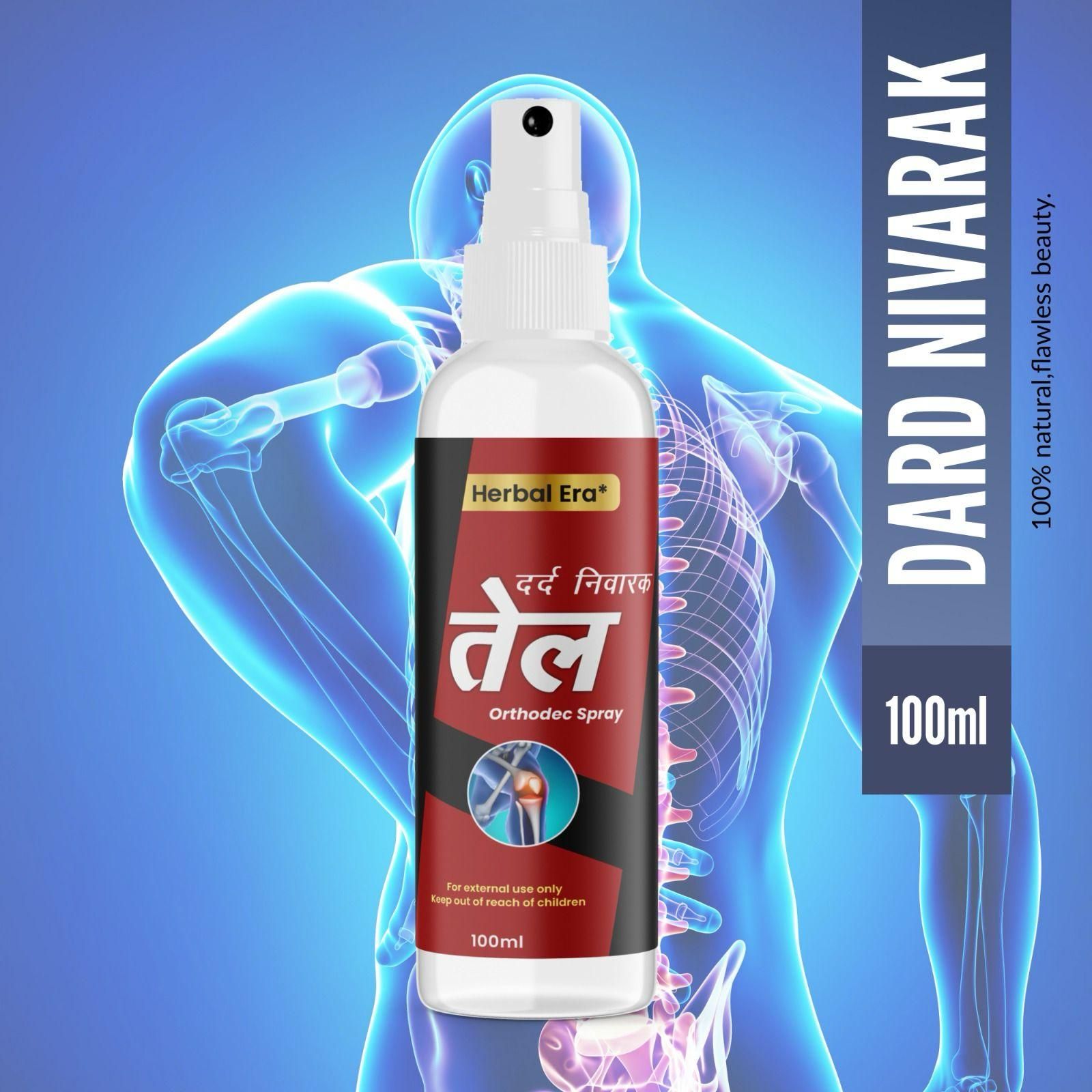Herbal Era Dard Nivarak Spray Tel 100ml – Herbal Body Massage Spray