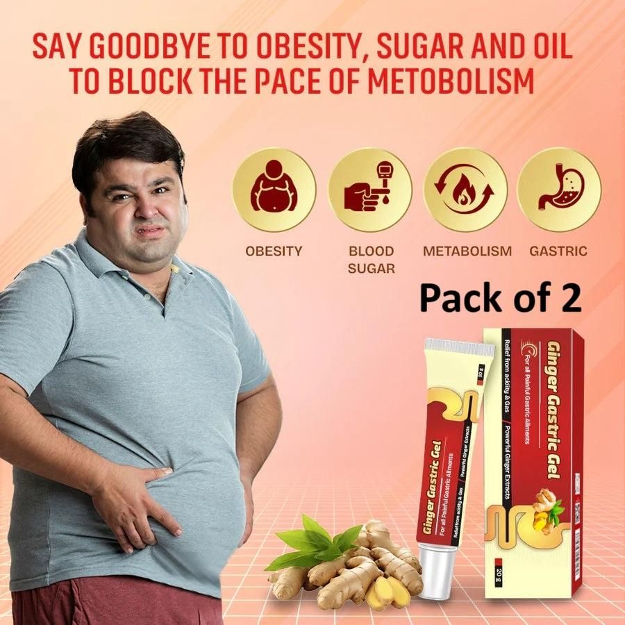 Ginger Gel 20 g (Pack of 2)