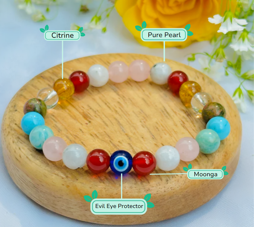 Multi Gem Bracelet- for Expecting Mother and Wife