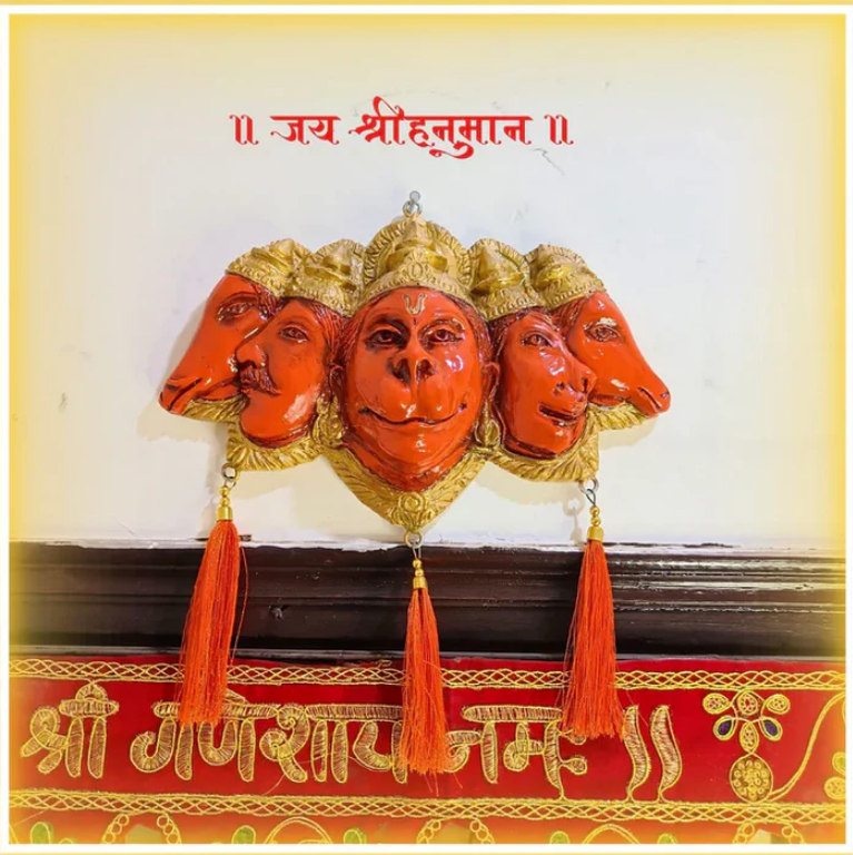 Panchmukhi Hanumanji - For Pooja And Home Decor