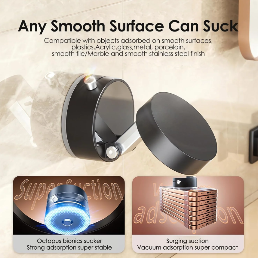 Vacuum Magnetic Suction Phone Holder