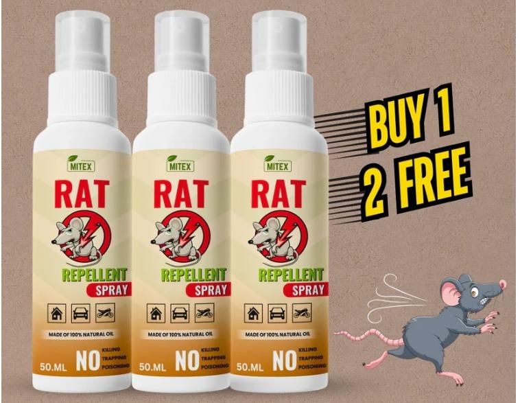 Rat Deterrent Spray - 50ML (3-Pack)