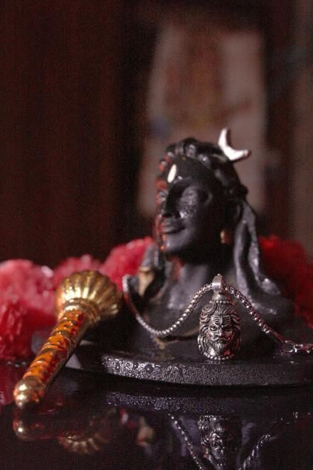 2 Face Pendent of Hanuman Shankar with Chain