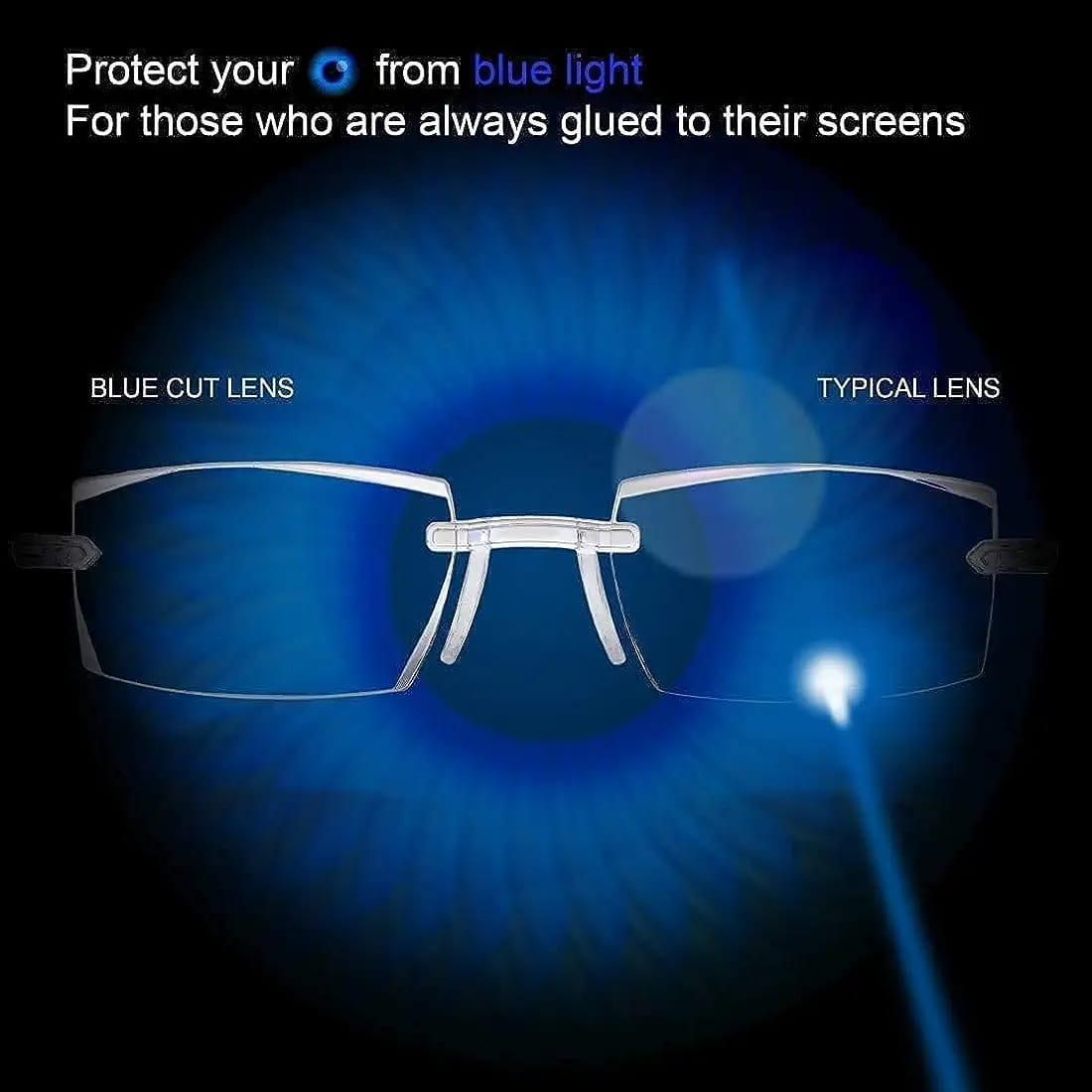 Rimless One Power Reading Glasses