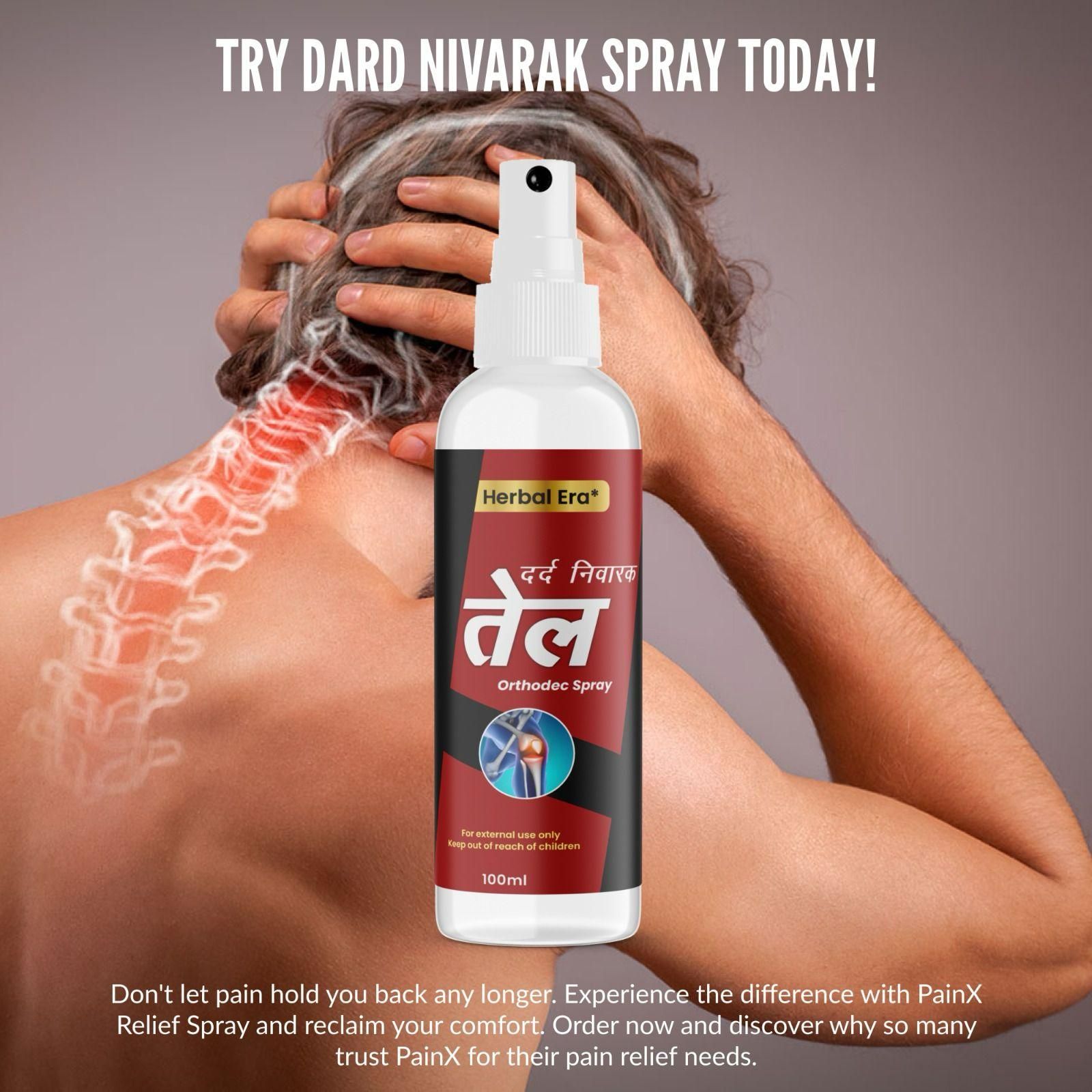 Herbal Era Dard Nivarak Spray Tel 100ml – Herbal Body Massage Spray