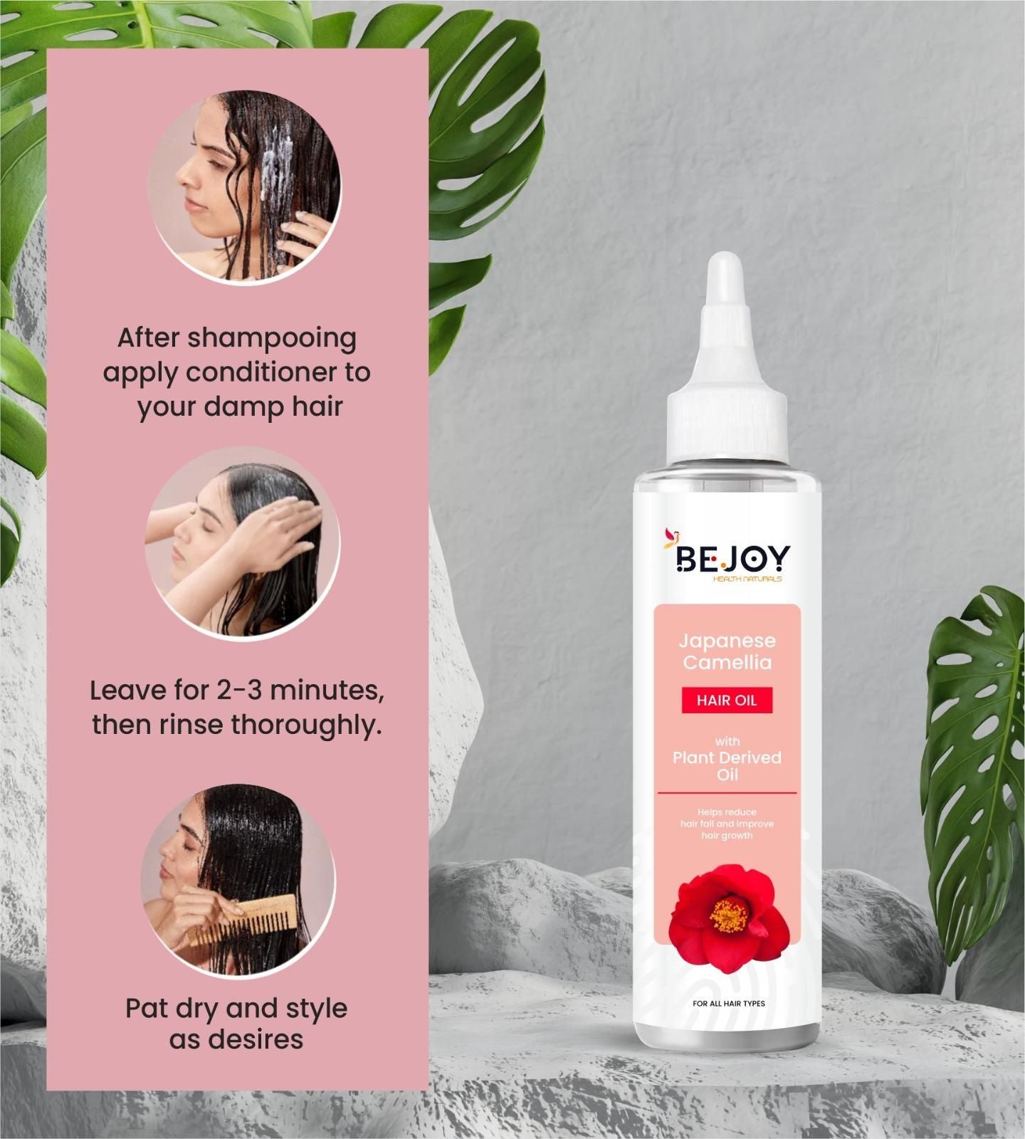 Japanese Camellia Hair Oil  150 ml (Pack of 2)