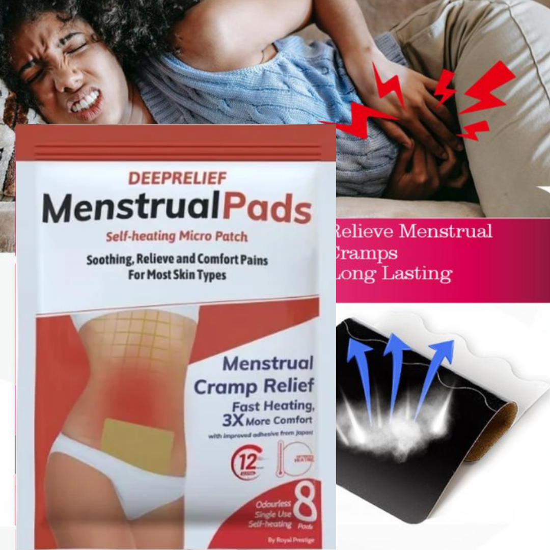 Soothing Heat Pads for Menstrual Comfort (Pack Of 8)