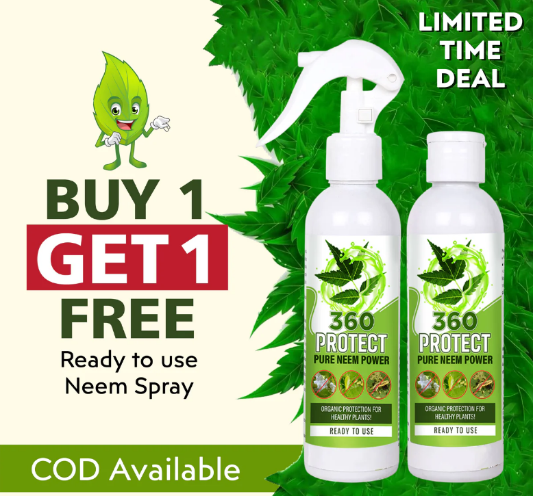 Pure Neem Plant Protection Spray - BUY 1 GET 1 FREE