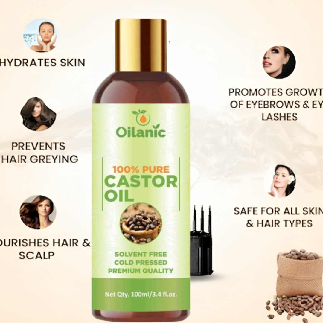 Premium Castor Oil For Hair & Skin