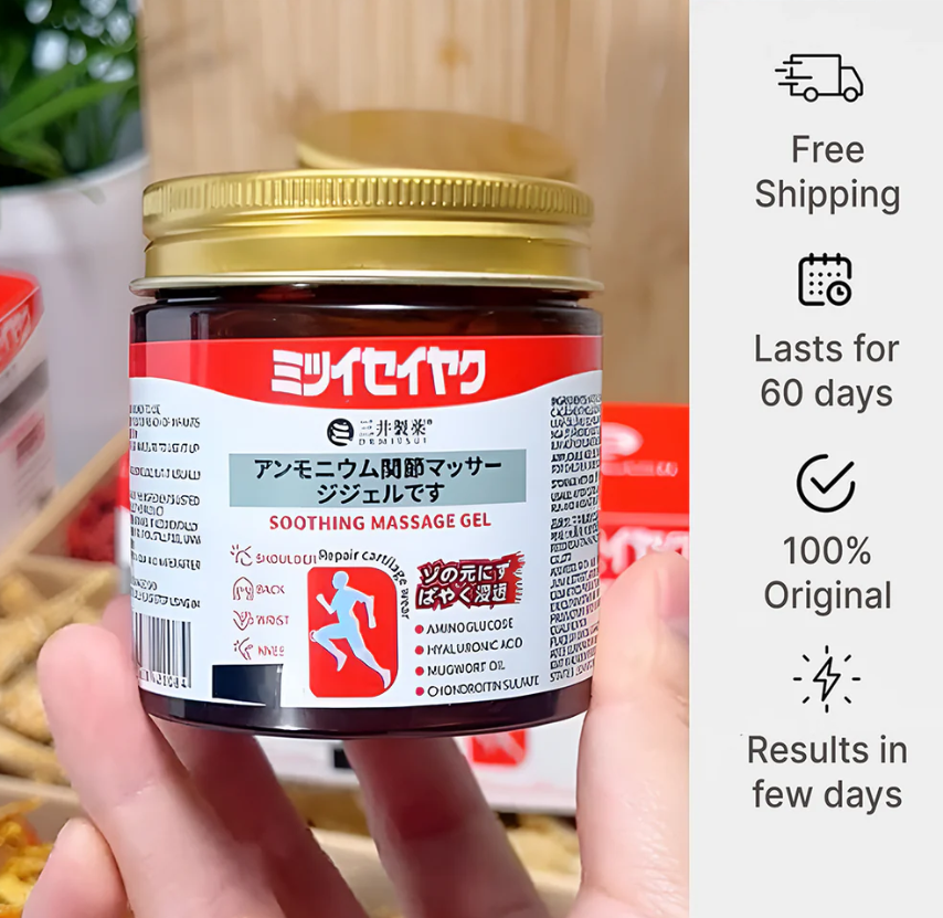 Japanese Pain Relief Soothing Massage Gel (BUY 1 GET 1 FREE)