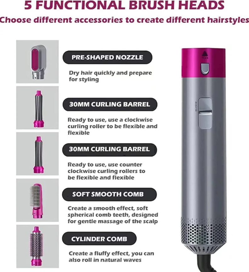 5 in 1 Hair Dryer Styling Tool