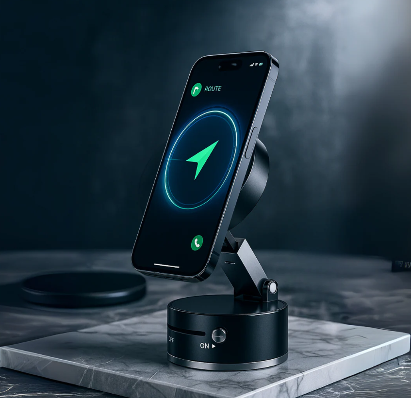 Vacuum Magnetic Suction Phone Holder